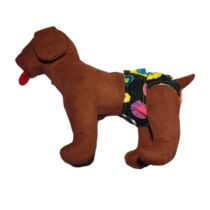 color neon polka dot diaper – model 1