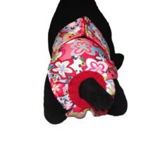 colorful spring flower on pink diaper – model 2