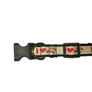 I Heart Bacon Collar