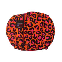 Orange Hot Pink Leopard  Dog Belly Band