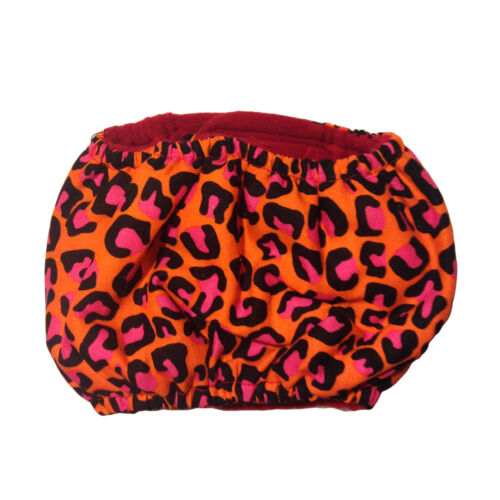 orange hot pink belly band - back orange hot pink belly band - back