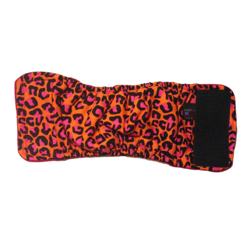 orange hot pink belly band - full orange hot pink belly band - full