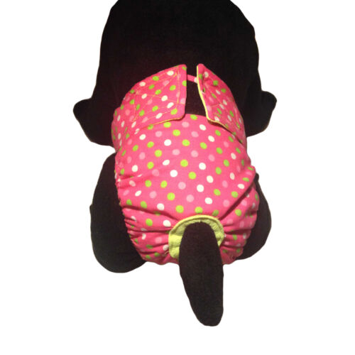 pink neon polka diaper - model 2 pink neon polka diaper - model 2