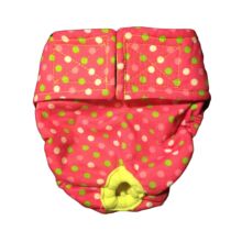Pink Neon Polka  Cat Diaper