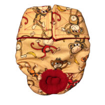 Happy Monkeys and Bananas Premium Waterproof Dog Diaper