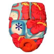 Hot Pink Hibiscus Premium Waterproof Dog Diaper