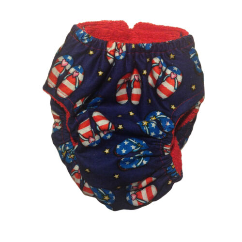 patriotic sandals diaper - back