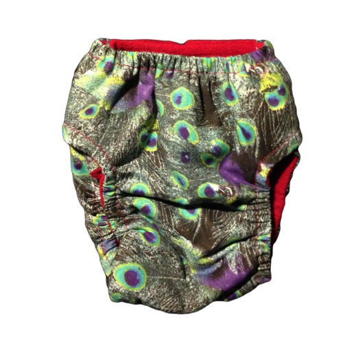 peacock diaper - back peacock diaper - back