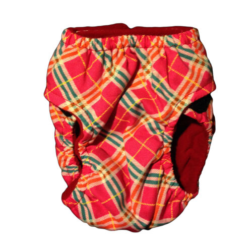 pink argyle plaid diaper - back pink argyle plaid diaper - back