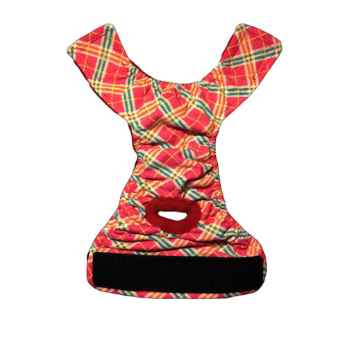 pink argyle plaid diaper - full pink argyle plaid diaper - full