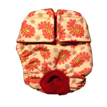 Pink Paisley Spring Roses  Cat Diaper