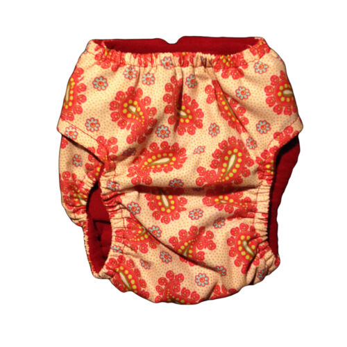 pink paisley diaper - back pink paisley diaper - back