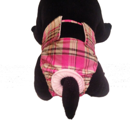 pink plaid diaper - model 2 pink plaid diaper - model 2