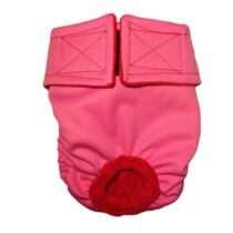 Solid Pink    Dog Diaper