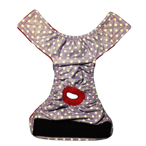 polka dot on lavender diaper - full polka dot on lavender diaper - full