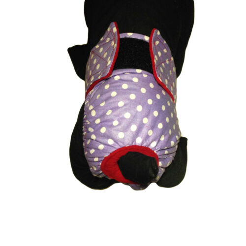 polka dot on lavender diaper - model 2 polka dot on lavender diaper - model 2