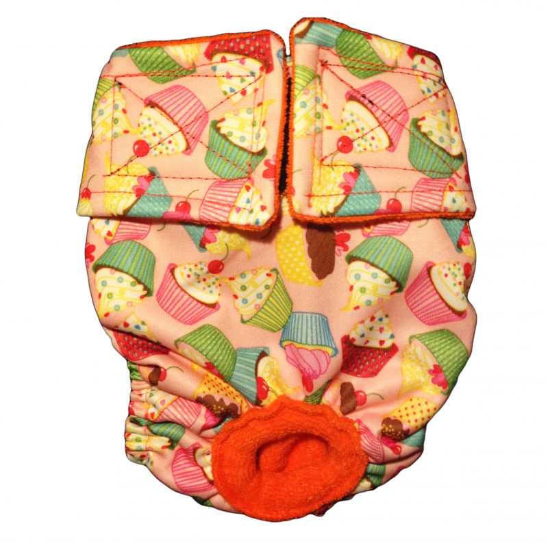 Cupcakes Cat Diaper / Cover-up