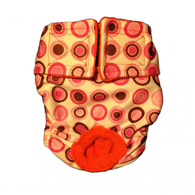 Pink Circles Polka Dot   Cat Diaper / Cover-up