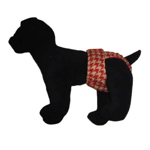 red houndstooth diaper - model 1 red houndstooth diaper - model 1