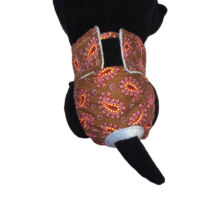 copper paisley diaper – model 2