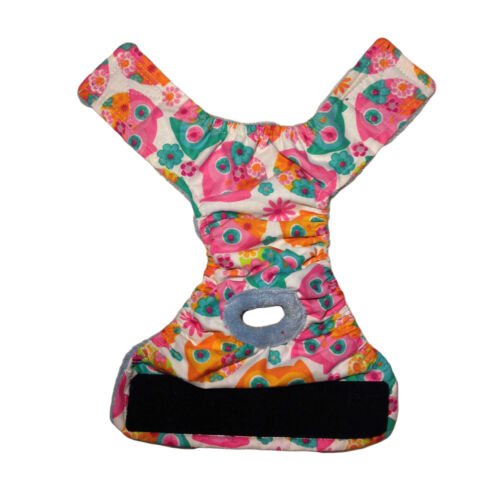 pink owl and flower diaper - full pink owl and flower diaper - full