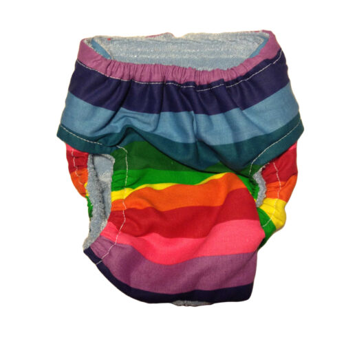 pride rainbow diaper - back pride rainbow diaper - back