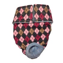 Purple Argyle Premium Waterproof Dog Diaper