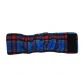 blue plaid belly band - full