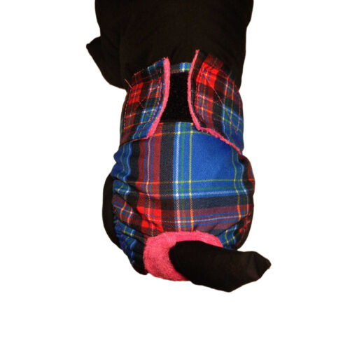 blue plaid diaper - model 2 blue plaid diaper - model 2