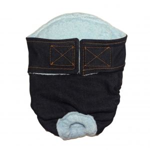 Denim Washable Dog Diaper for Male and Female Dogs