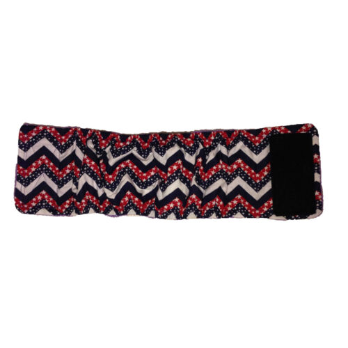 patriotic chevron belly band - full patriotic chevron belly band - full