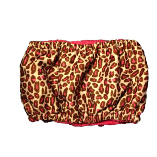 pink leopard pul belly band - back pink leopard pul belly band - back