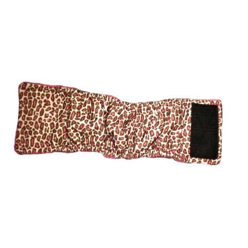pink leopard pul belly band - full pink leopard pul belly band - full
