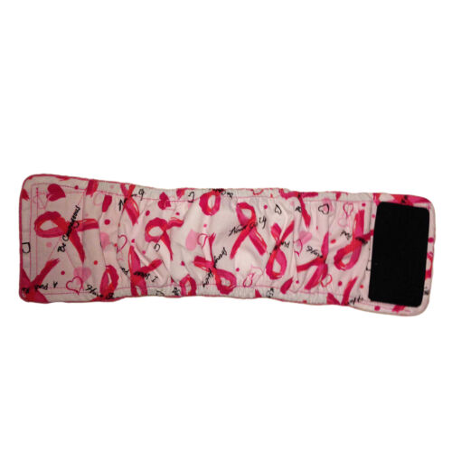 pink ribbon belly band - full pink ribbon belly band - full