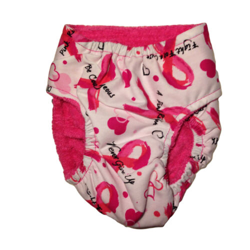 pink ribbon diaper - back pink ribbon diaper - back