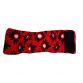 red and black flower belly band - full