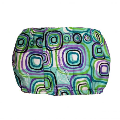 swirly square belly band