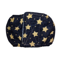 White Stars on Navy Blue  Dog Belly Band
