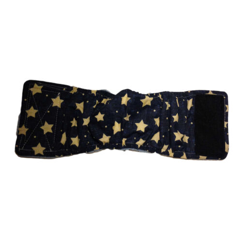 white stars on navy blue belly band - full white stars on navy blue belly band - full