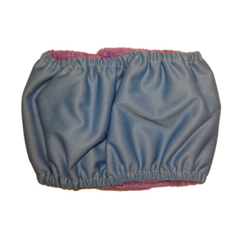 baby blue PUL belly band - back baby blue PUL belly band - back