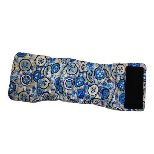 blue ocean flower belly band - full blue ocean flower belly band - full