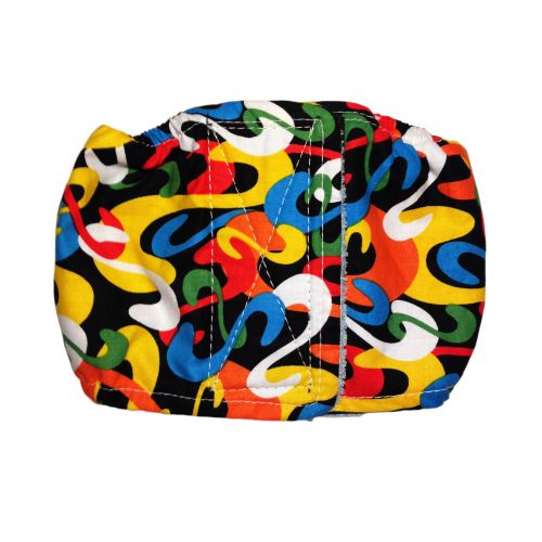 colorful swirls belly band