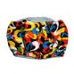 colorful swirls belly band - back