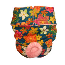 Four Seasons Flower Premium Waterproof Dog Diaper