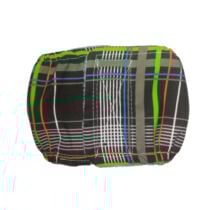 Gray Plaid Neon Stripes  Dog Belly Band
