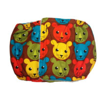 Happy Kitty Face on Brown  Dog Belly Band