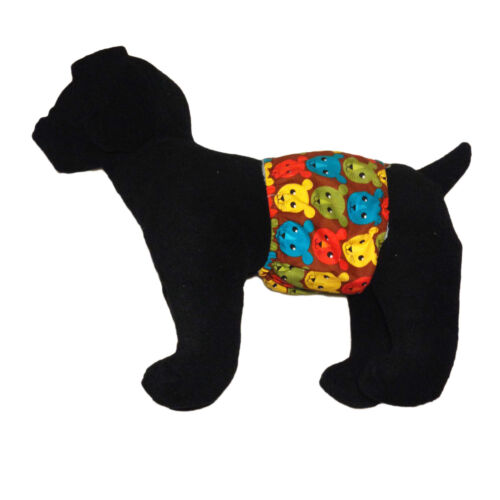 happy kitty face on brown belly band - model 1 happy kitty face on brown belly band - model 1