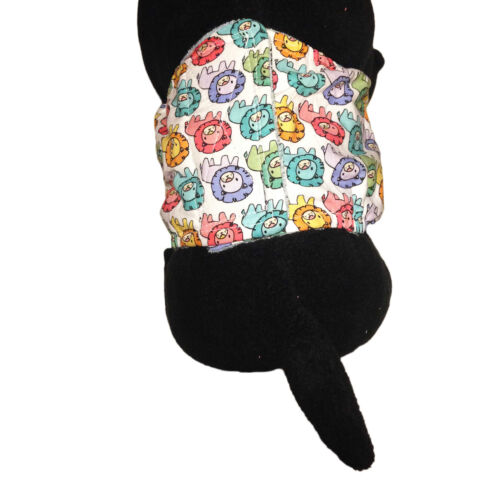 happy lions on white belly band - model 2 happy lions on white belly band - model 2