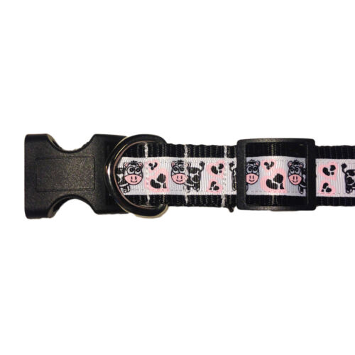 happy pigs collar - side 1 happy pigs collar - side 1