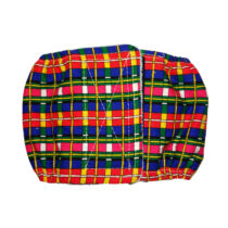Red and Blue Check Plaid Dog Belly Band